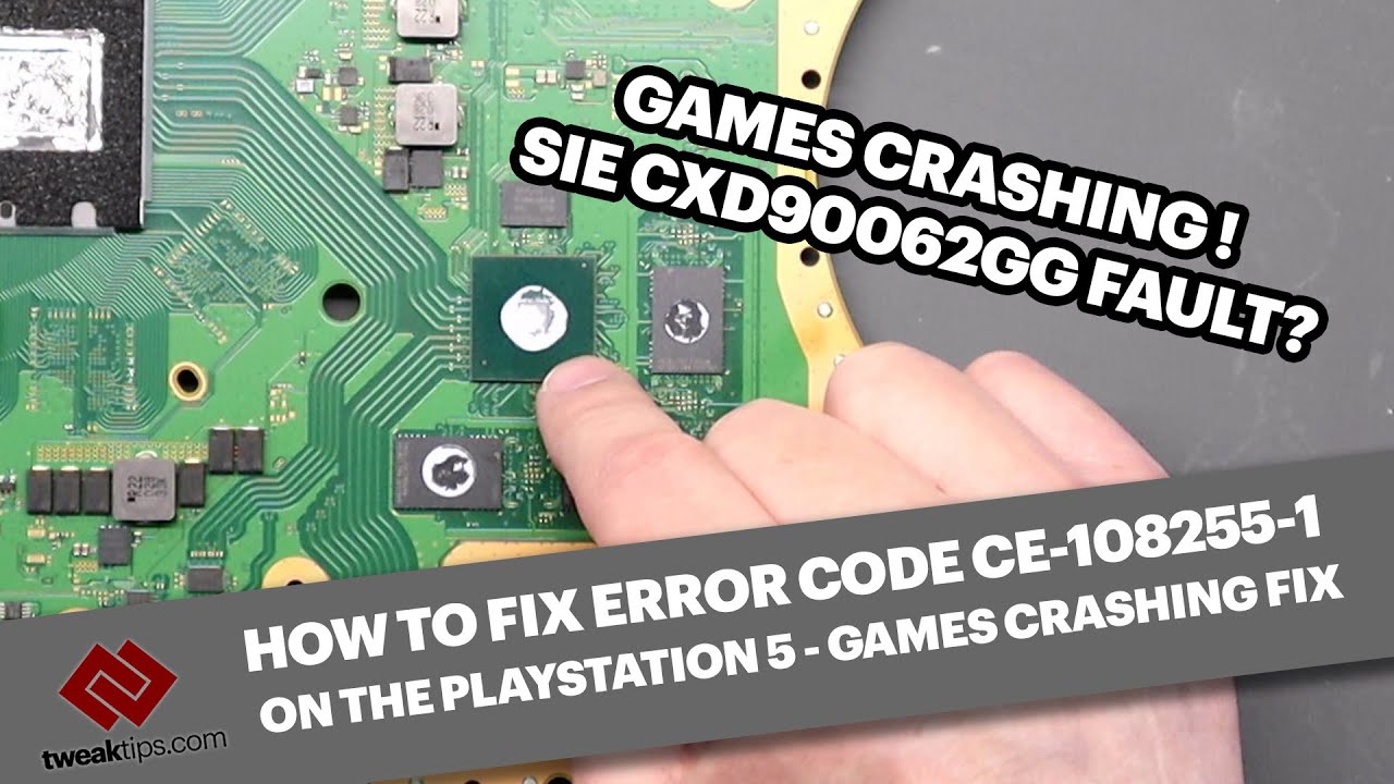 Fixing PlayStation 5 Error Code CE-108255-1 