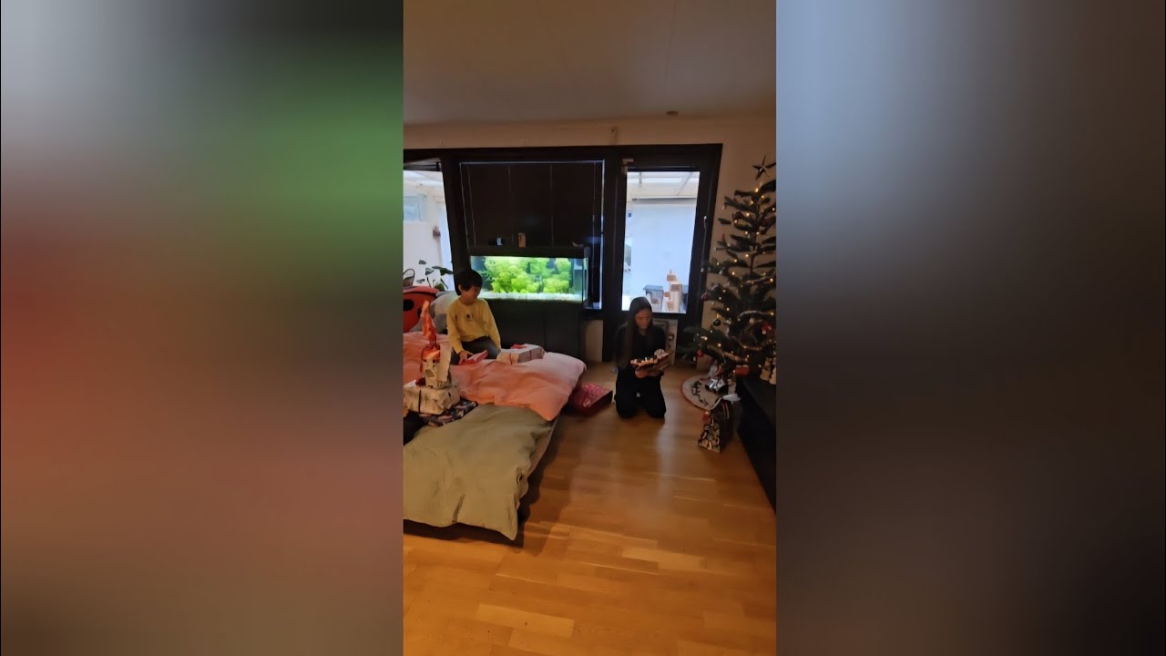 Opening christmas gifts 2025