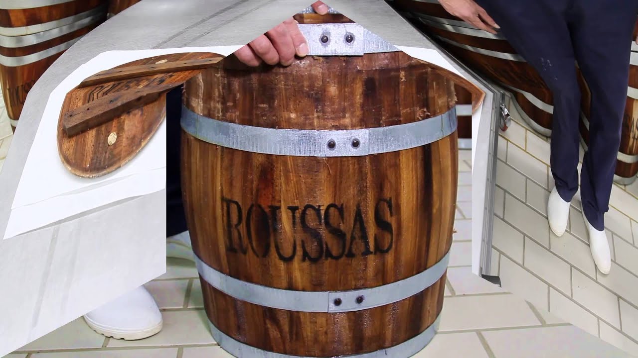 ROUSSAS S.A. BARREL AGED FETA P.D.O. - BARREL OPENING