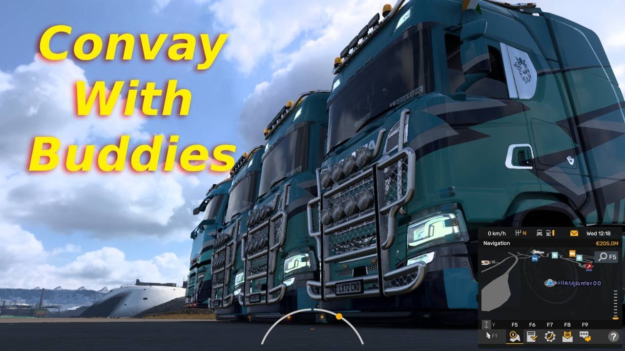 Ets 2  | Euro Truck Simulator 2 | CoNvay With Friends | Truckersmp Shorts | Nexus Galaxy Gamer