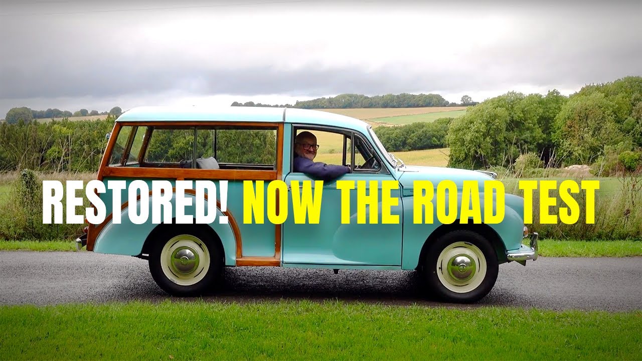 The Road Test Milestone. Restored Morris Minor Traveller Part 8 | A Classic Car Restoration Project