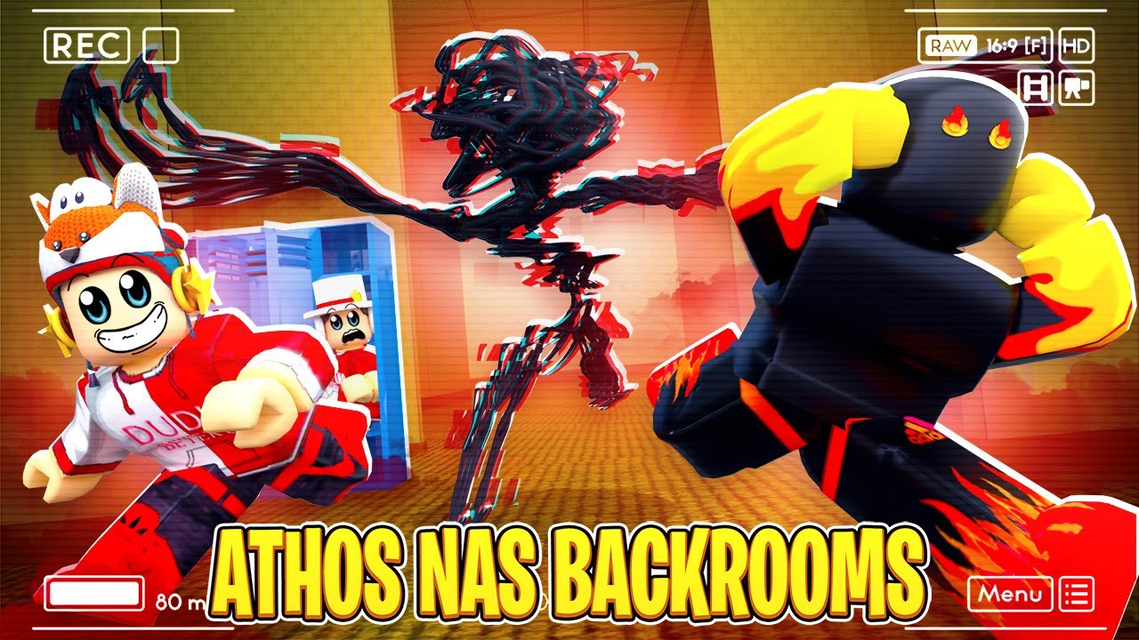 Levei o ATHOS nas Backrooms do Roblox😆 Apeirophobia