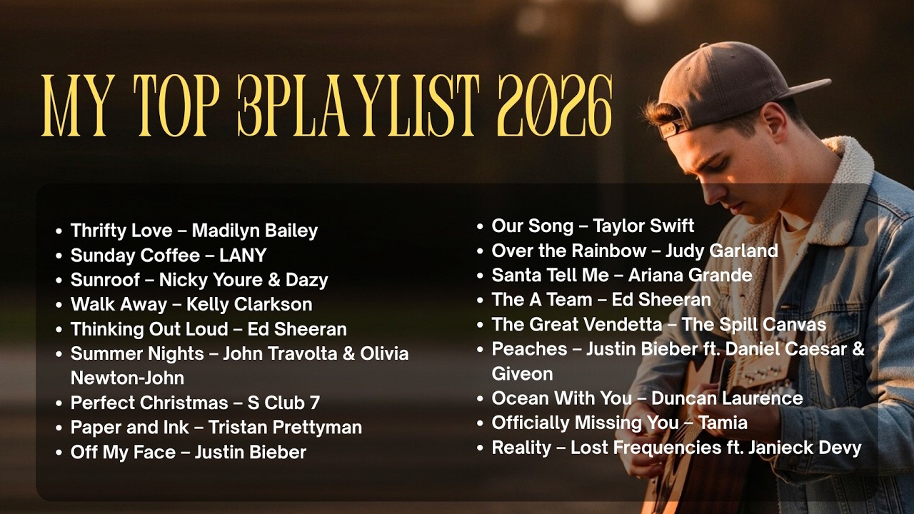 My Top 3 Playlist 2026 🎧 Best Western Acoustic Covers (Chill & Relaxing)