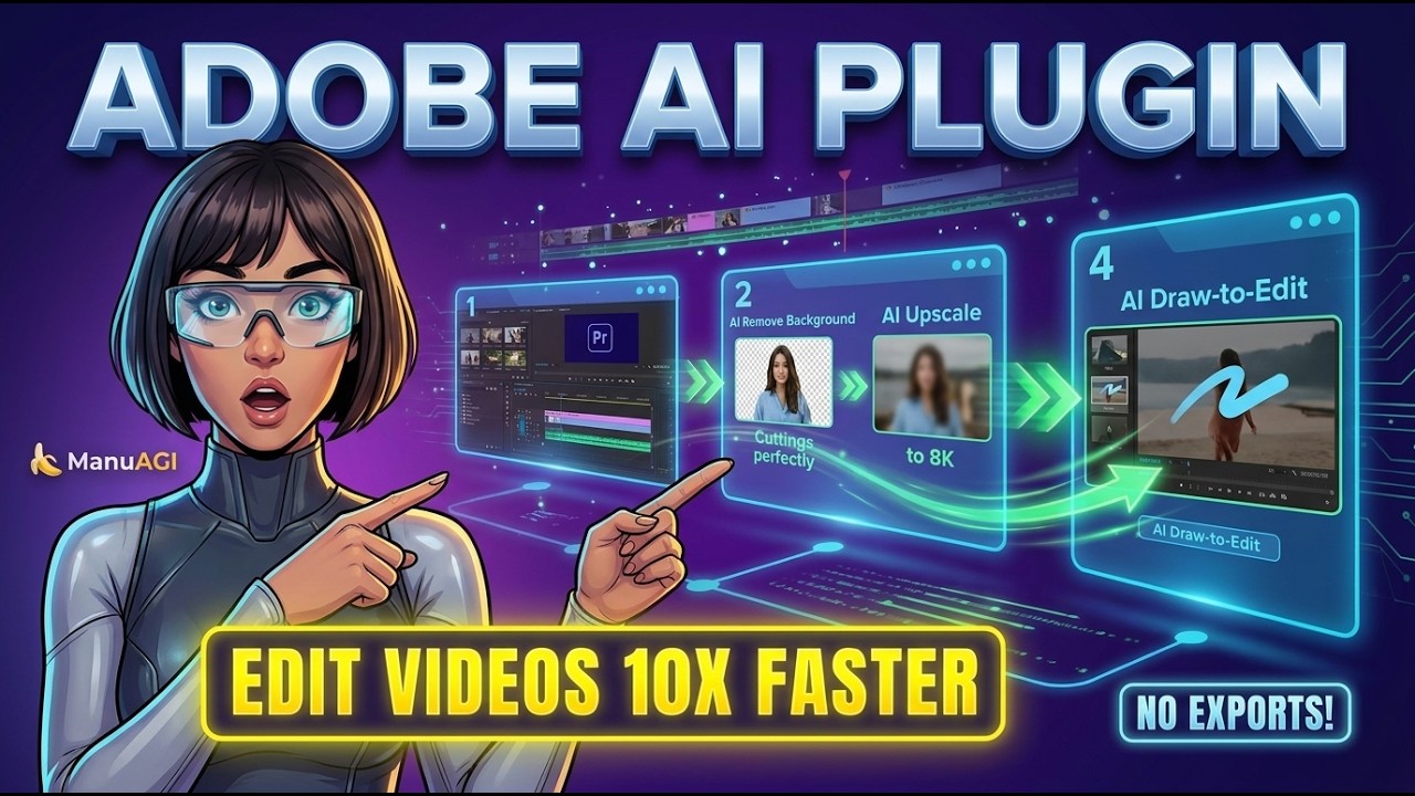 Этот плагин для Premiere Pro с поддержкой ИИ меняет всё 🔥 Обзор плагинов Adobe от Higgsfield