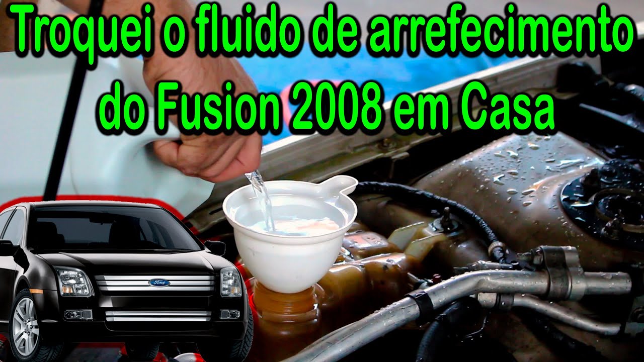 Troquei o Fluido de Arrefecimento do Fusion 2.3 SEL em Casa.