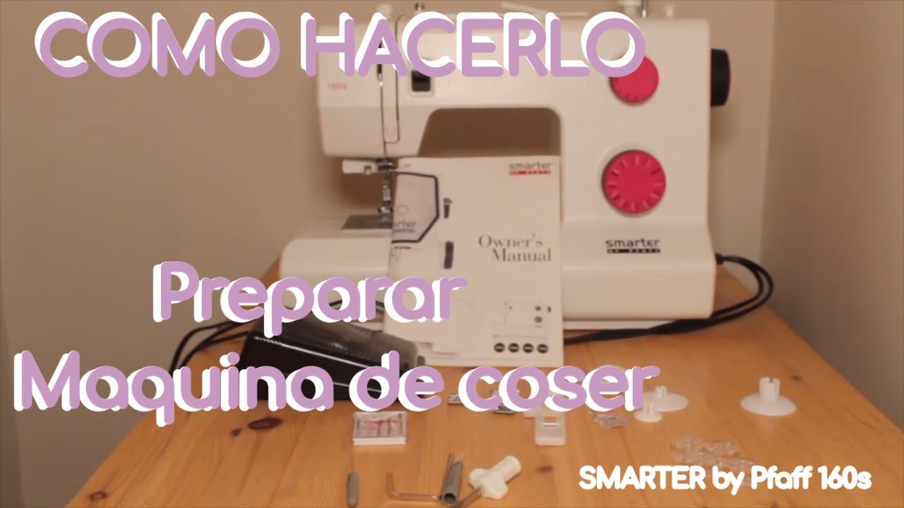 Máquina de Coser Smarter 160S Rosa| New Mom Spirit