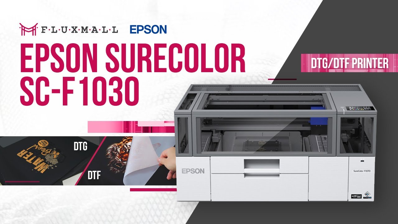Epson SureColor SC-F1030_Desktop DTG + DTFilm Print System