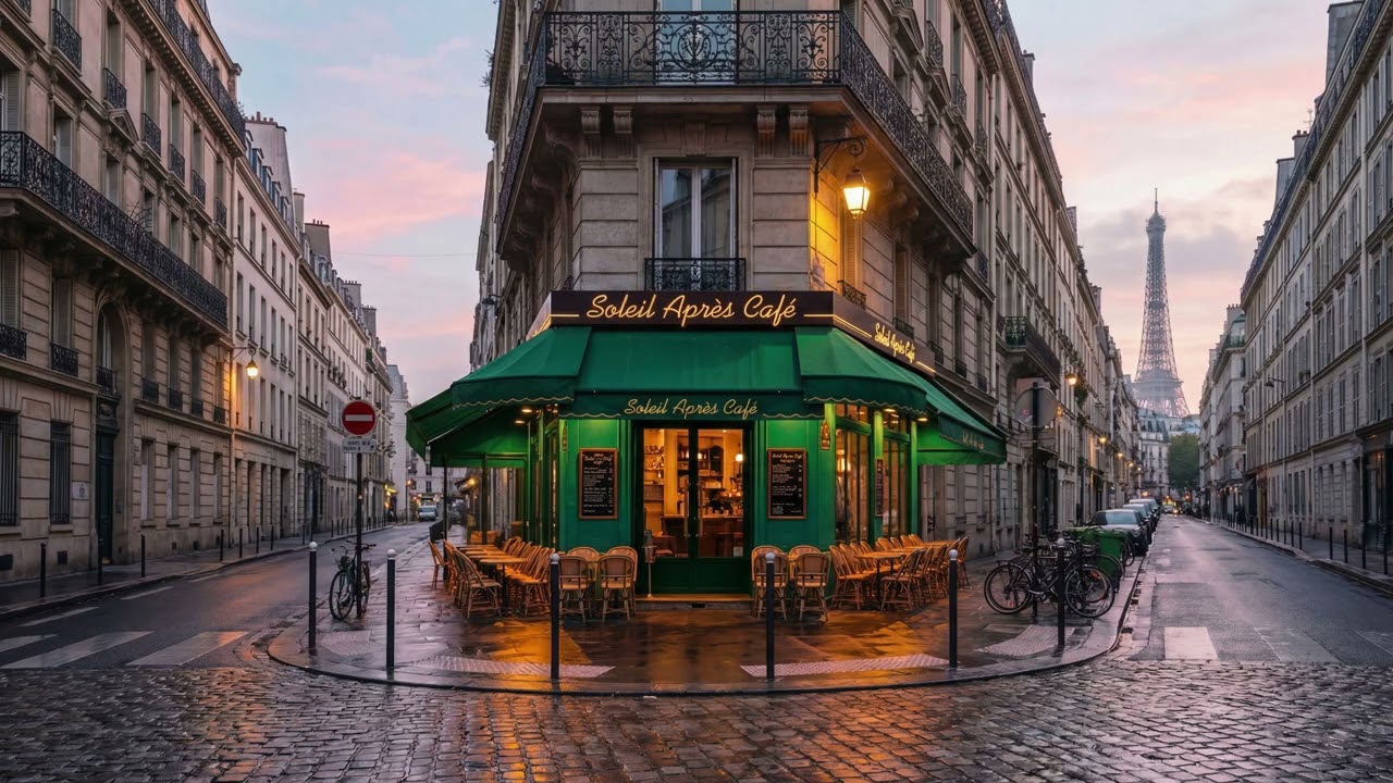 Smooth Bossa Nova Jazz in Paris Café ☕ Relaxing Café Jazz for Good Mood | 1 Hour Music