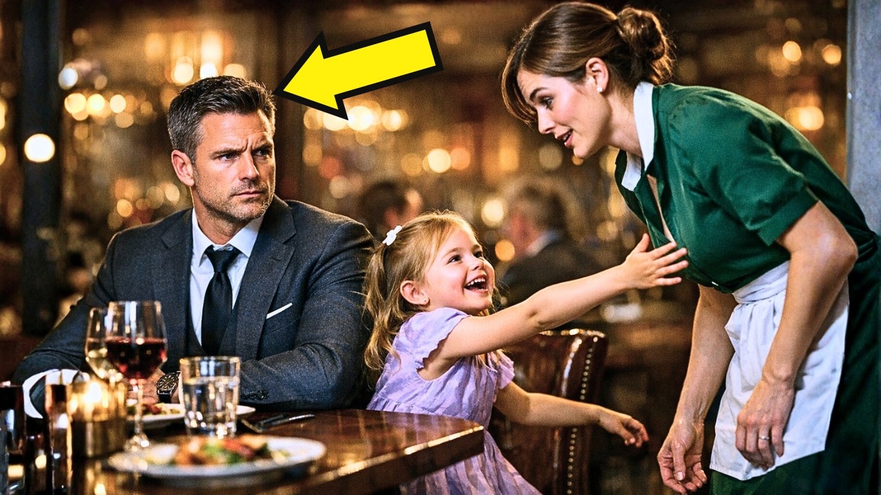 Milionário, Pai solo, Levou a Filha para Jantar —Mas ela apontou para a Garçonete e Disse “Papai… a