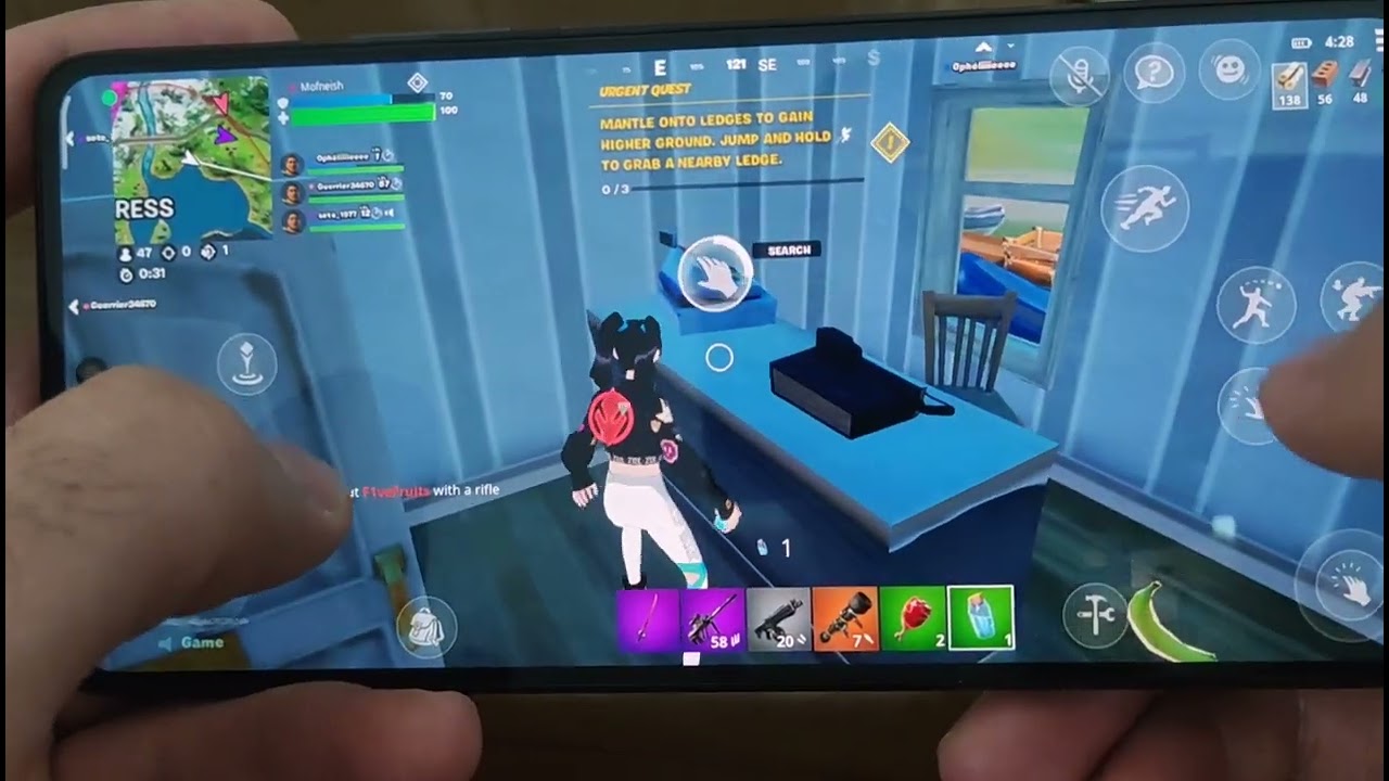 Xiaomi 11t pro Fortnite 60fps gameplay and temperature. #gametesting #mi #miui
