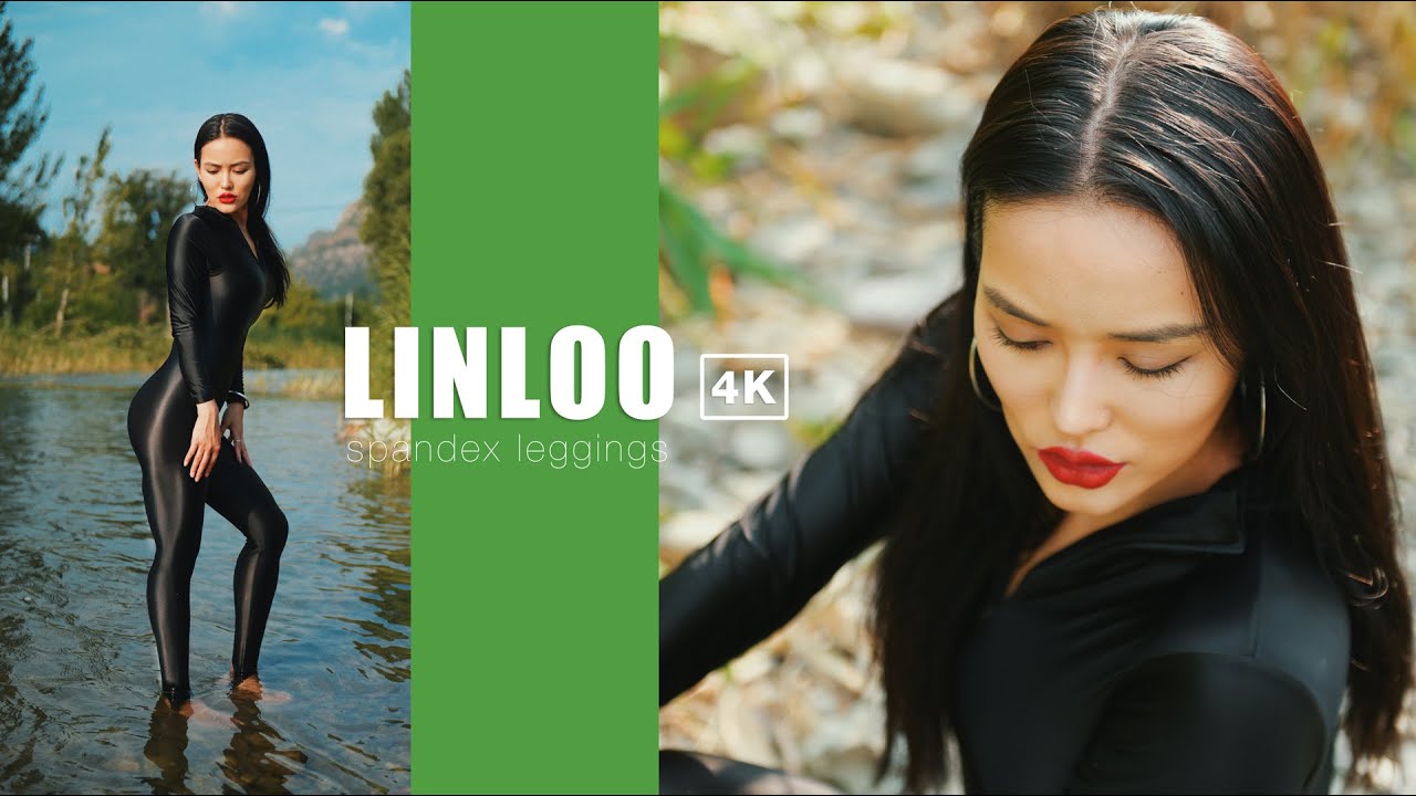 bodysuit｜Yoga in the Valley ,LINLOO shiny spandex art  2020 【4K】