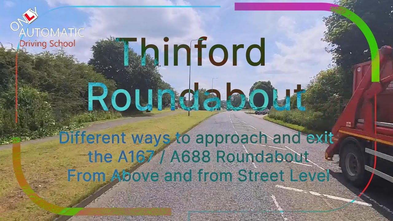 Thinford Roundabout A167 South to A688 West 2024