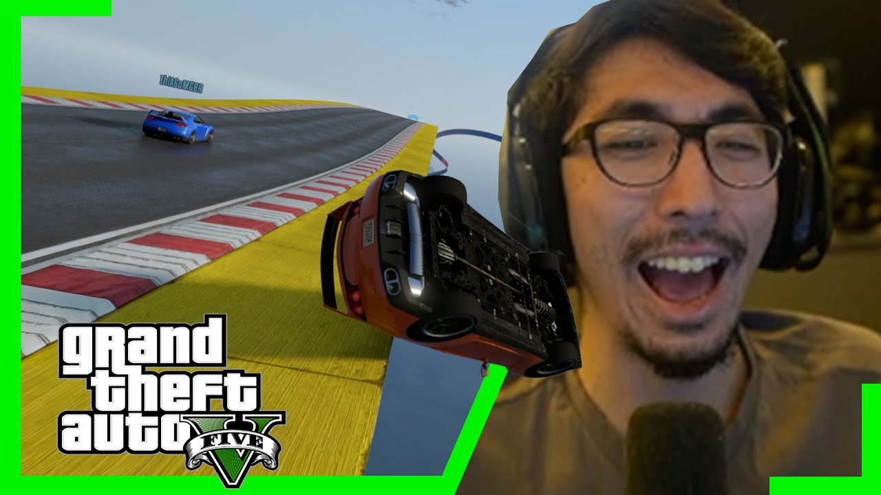 E CAIU... - GTA V Corridas Malucas #550