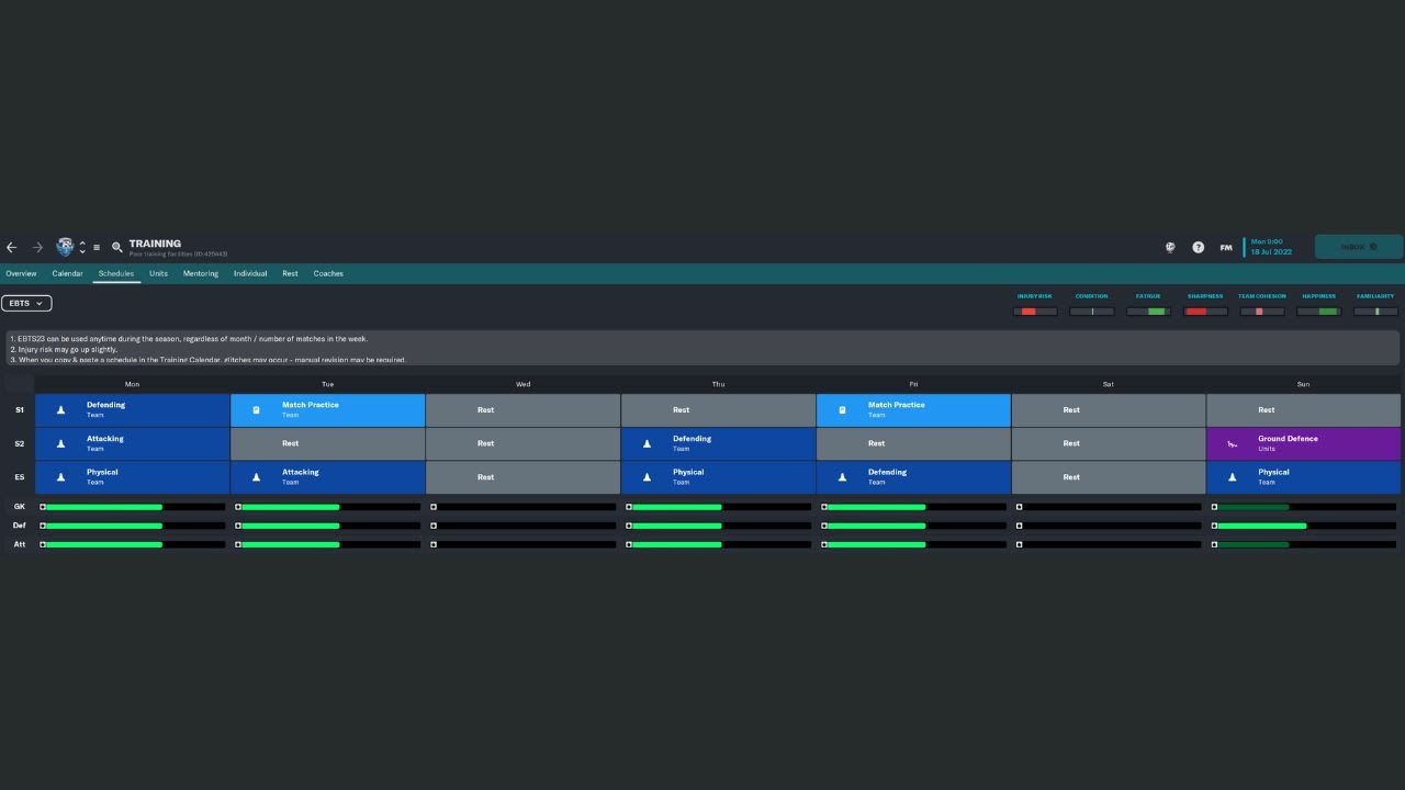 New Training Schedule! | FM101