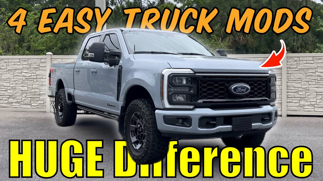 FOUR mods EVERY truck owner should do! #F150 #f250 #f350 #superduty