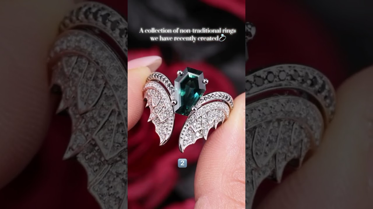 Check out our latest collection of unconventional rings! 💍  