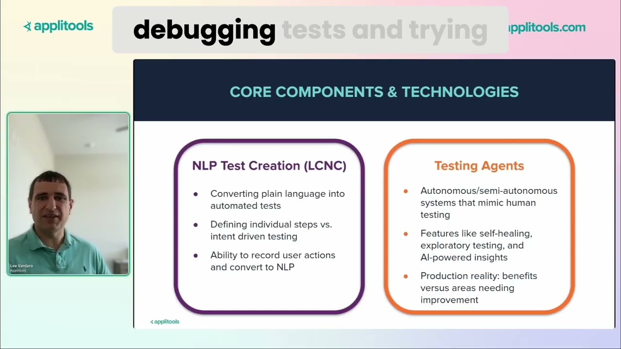 How Self-Healing and NLP Testing reduce maintenance burdens.