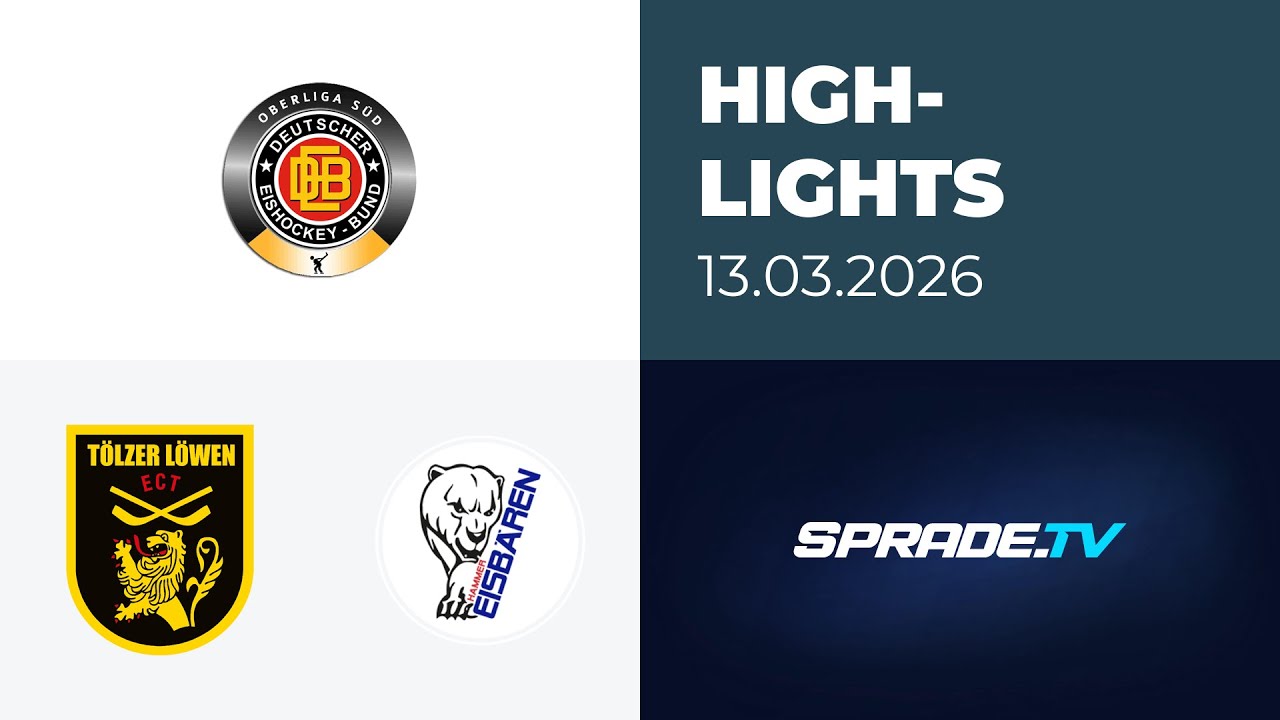 13.03.2026 - Highlights - Tölzer Löwen vs. Hammer Eisbären