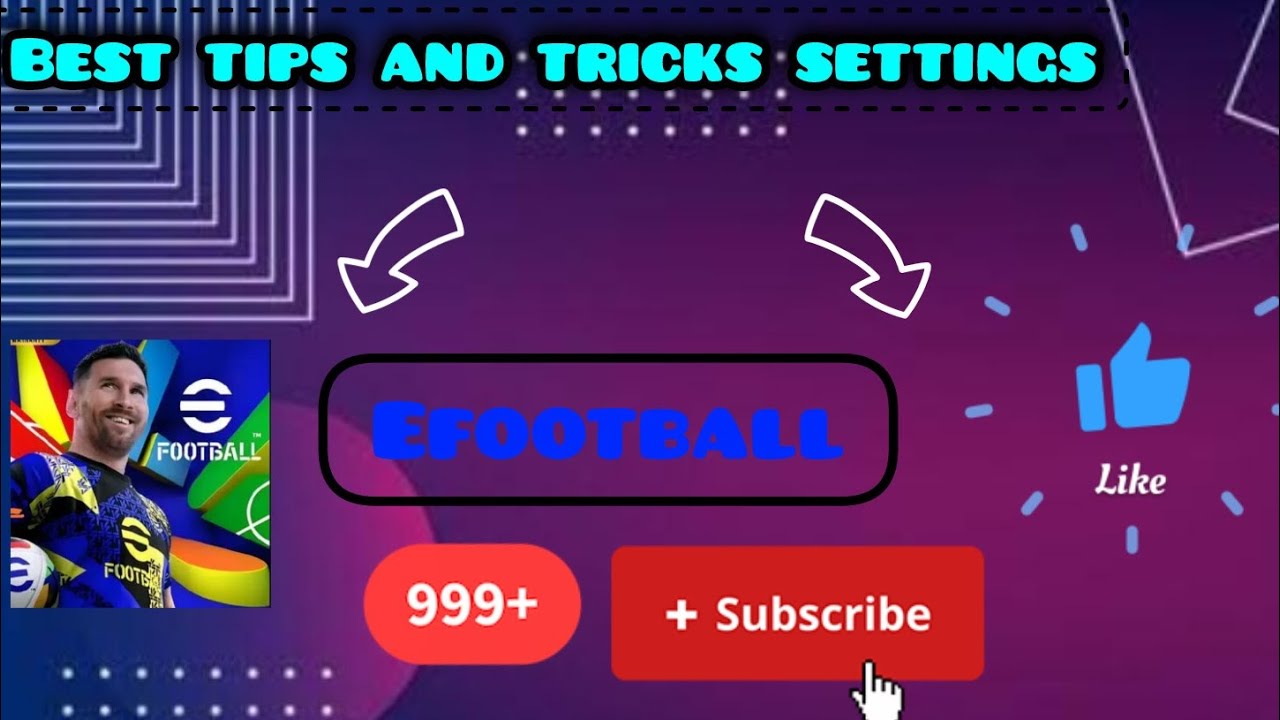 Efootball basic tips and tricks settings which is very important