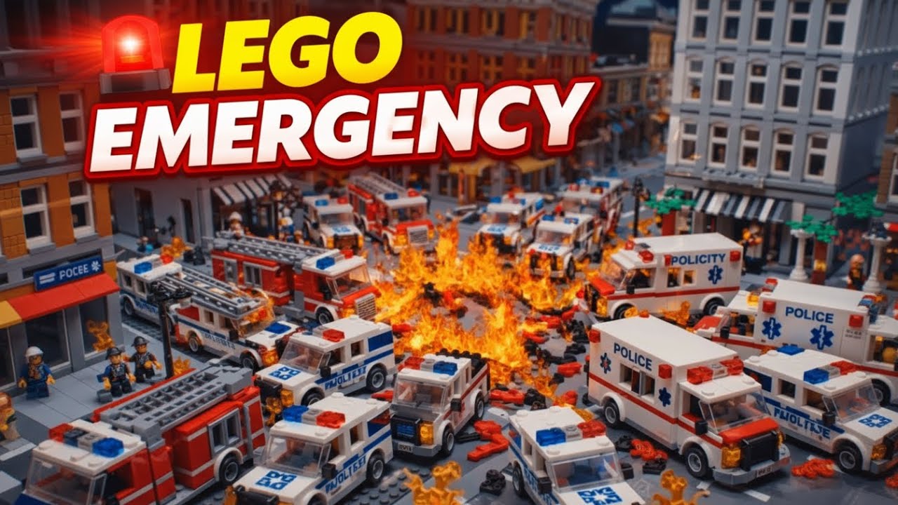 LEGO WORLD Presents: Lego Animation Fire Rescue and Emergency Response