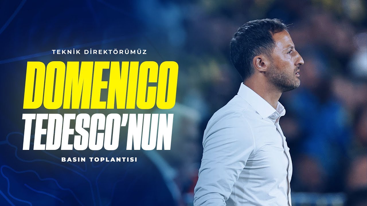 Teknik Direktörümüz Domenico Tedesco'nun Maç Sonu Basın Toplantısı | Fenerbahçe 2-0 H.C. Antalyaspor