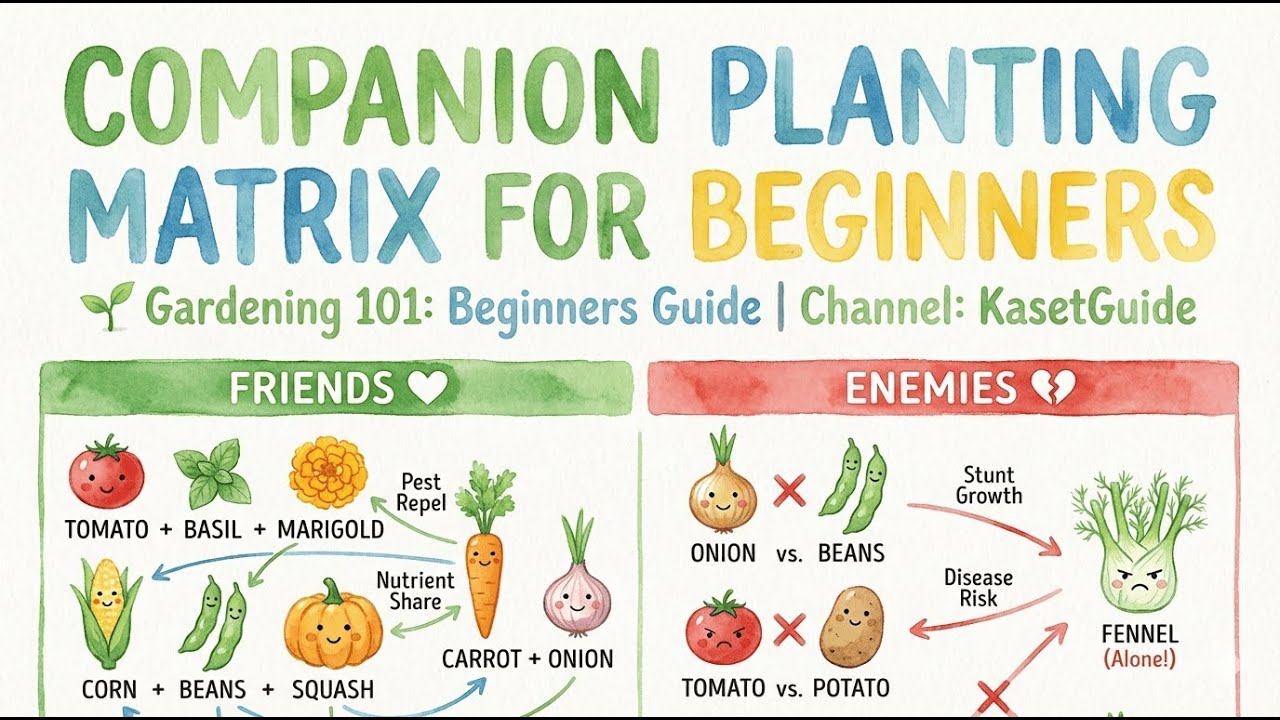 Stop Planting These Together! 🛑 The Beginner's Guide to Companion Planting
