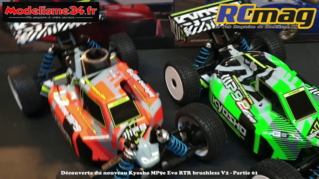 Nouveau MP9e Evo brushless RTR version V2 - On découvre les évolutions !