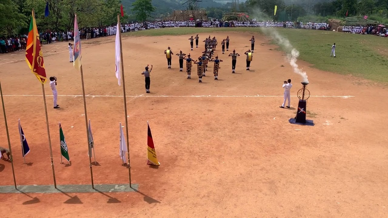 Peradeniya central college annual sportmeet eastern cadet band formation
