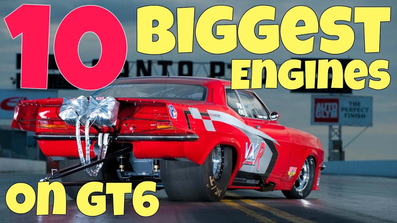 Top 10 Largest Engined Cars On Gran Turismo 6