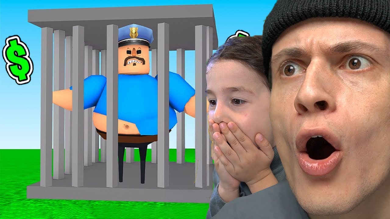 პოლიციას ციხიდან გავექეცით ROBLOX ში !! @Dannyzarkua სთან ერტად