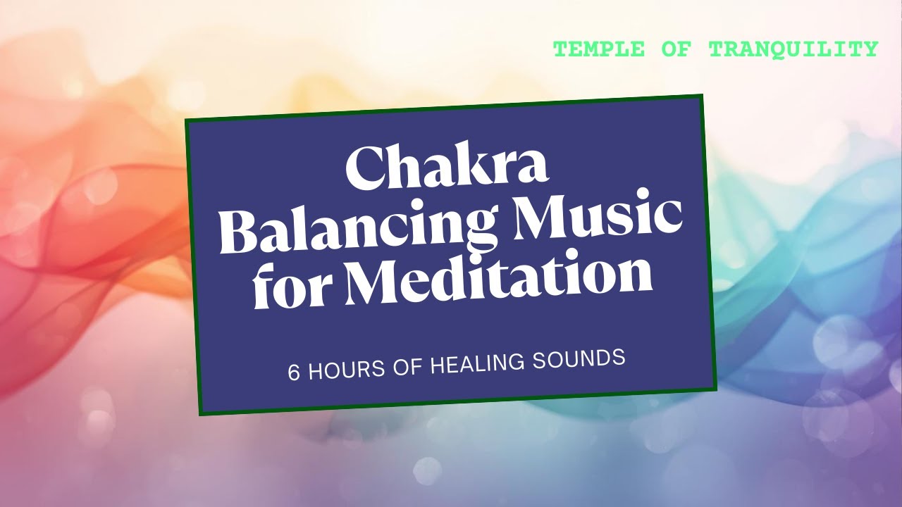 Chakra Balancing Music | 6 Hours 7 Chakra Frequencies + Healing Tones | Black Screen Energy