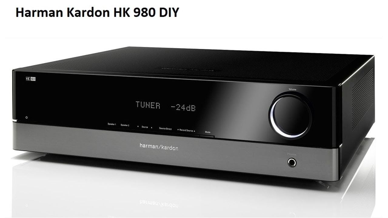 Harman Kardon HK 980 DIY  już nie szumi. Nowy preamp z CS3310 i wyświetlaczem VFD