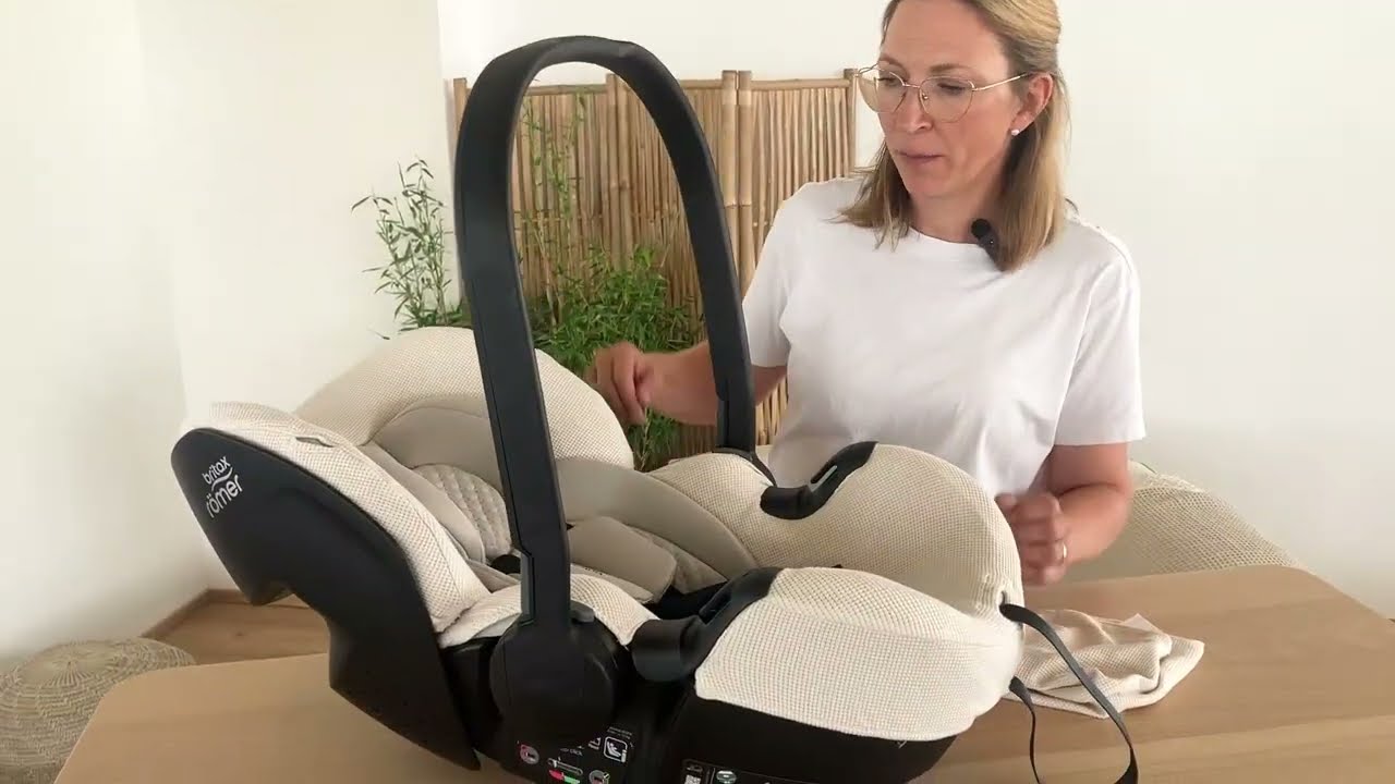 Britax Römer TAPICERKA LETNIA DLA BABY-SAFE PRO | Zakładanie na nosidełko