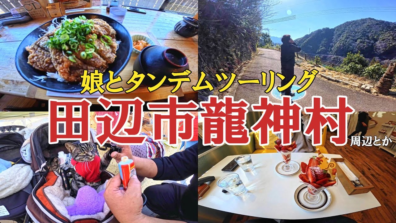 和歌山ツーリング　娘とタンデムで国道４２４号線を走ってランチとデザートを食べてきました。