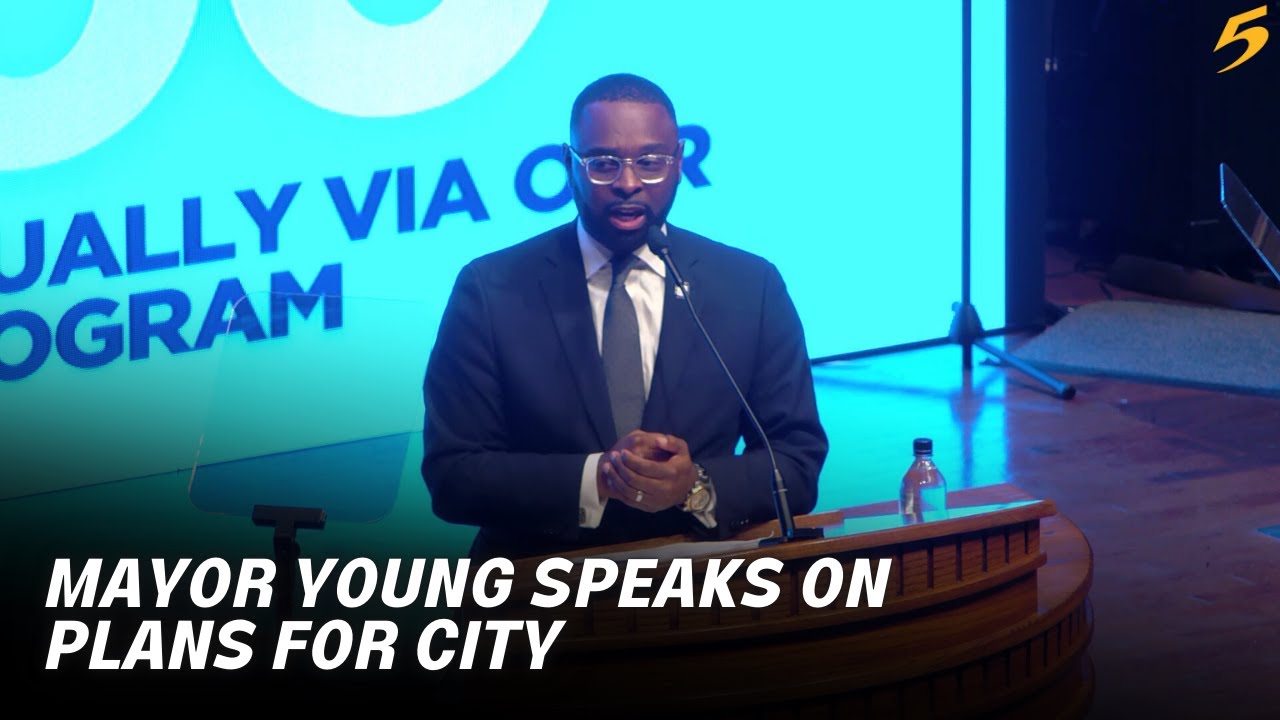 Mayor Young speaks, shares future plans for city