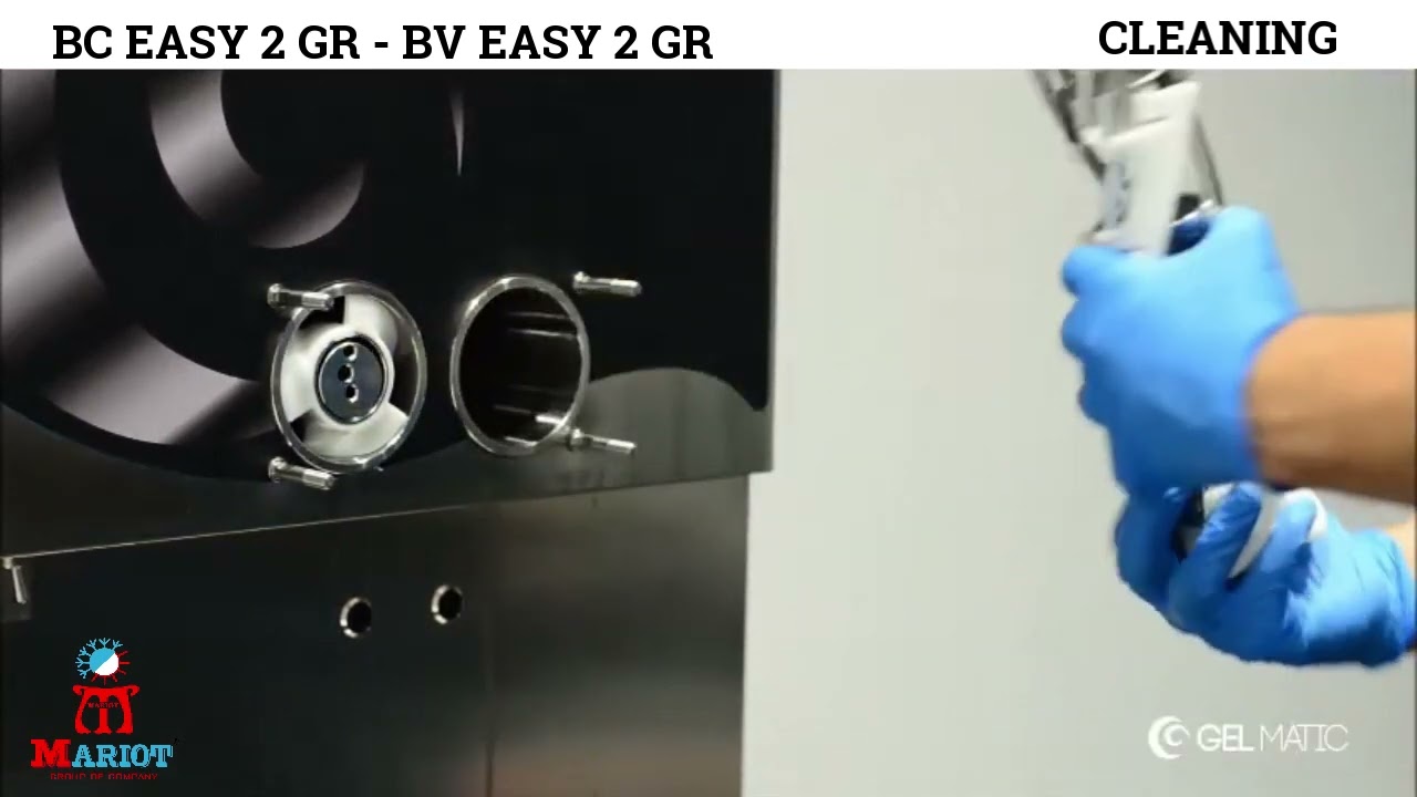 Gel Matic Ice Cream Machine Cleaning / تنظيف آلة الآيس كريم