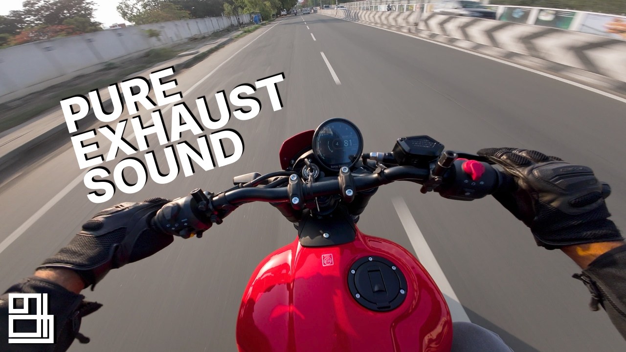 2026 Royal Enfield Guerrilla 450 Apex [PURE EXHAUST SOUND] + CC Review