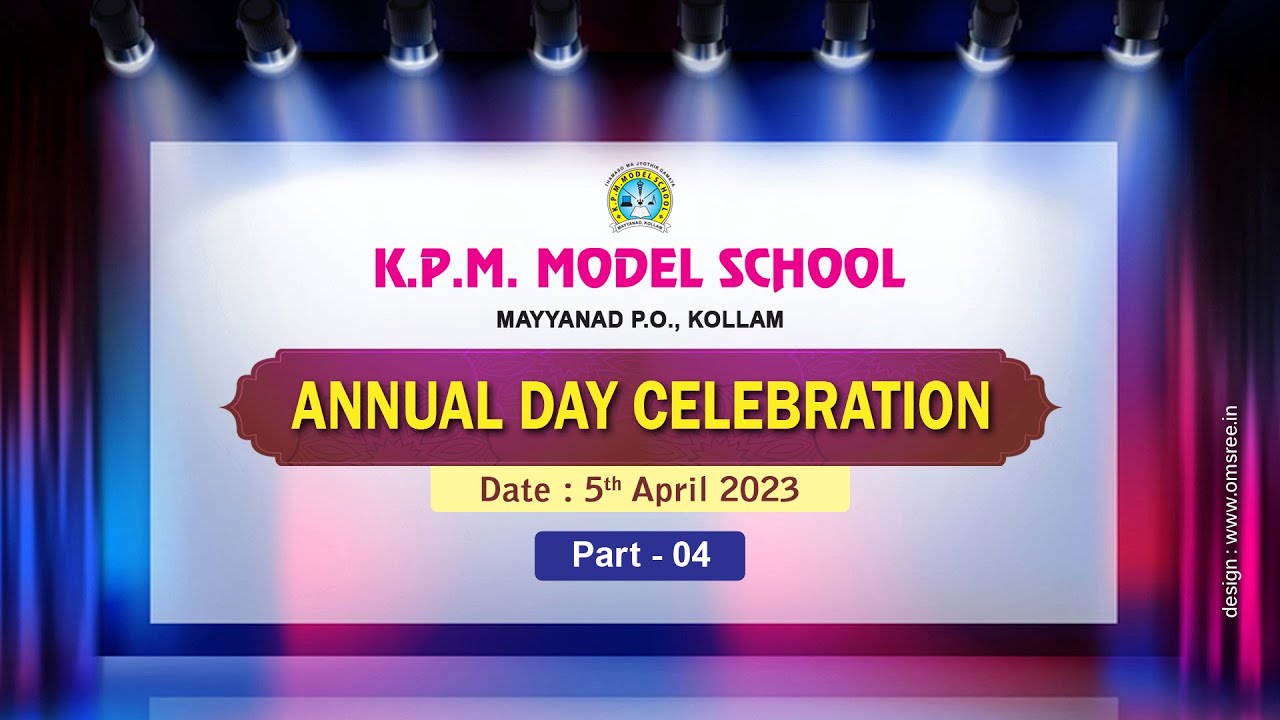 KPM Model School - Annual Day Celebration - Part 04