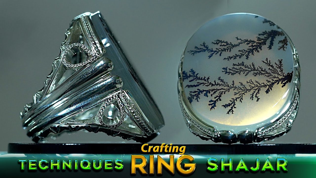 Handcrafting Traditional Persian 'Shajar' Stone Ring | Authentic Iranian Jewelry Making