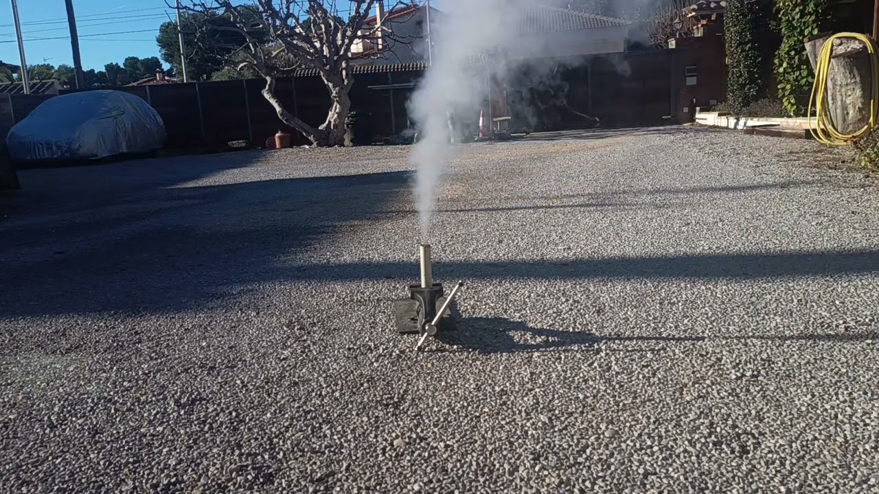 KNSU Rocket Test #1 Homemade 