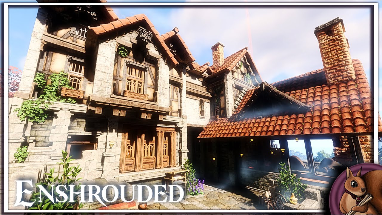 The Ultimate village for the Blacksmith & Carpenter | Enshrouded Build Tour