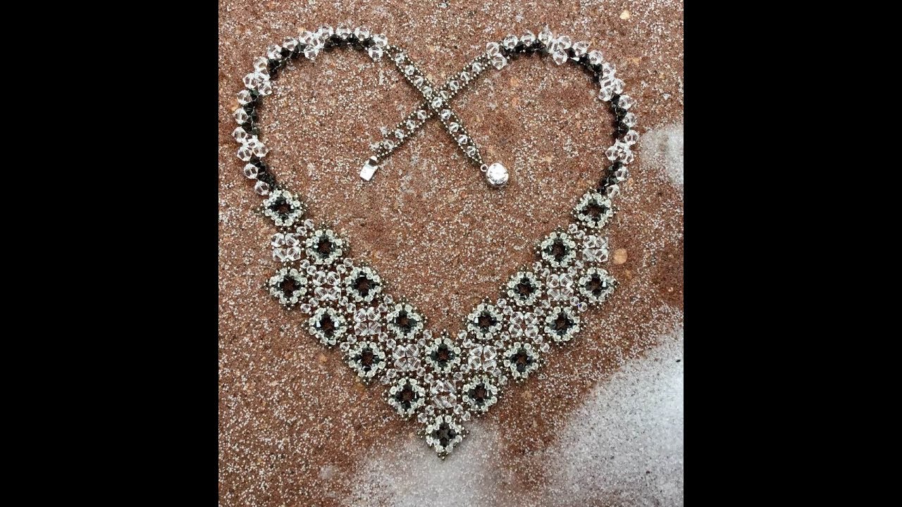 Crystal Lace Necklace Tutorial