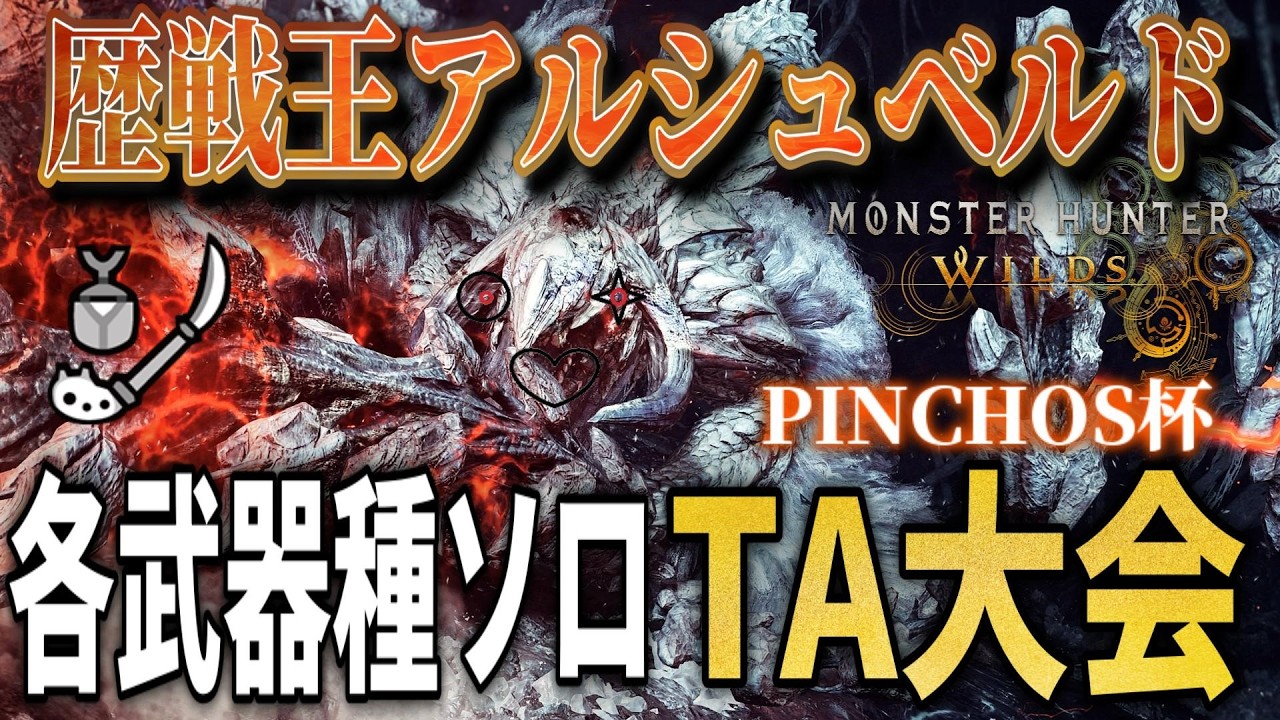 【ぴんちょす杯】歴戦王アルシュベルド　ソロTA大会　CSK（操虫棍）視点