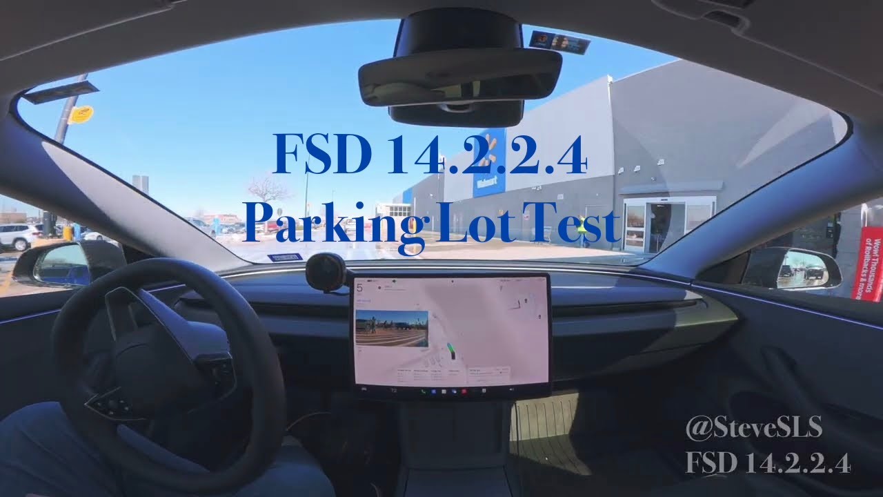 Tesla FSD 14.2.2.4 Parking Test- Continuous Improvement!!