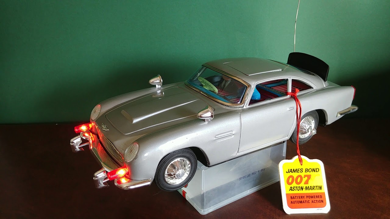 1965 Gilbert Battery Operated James Bond's Aston Martin
