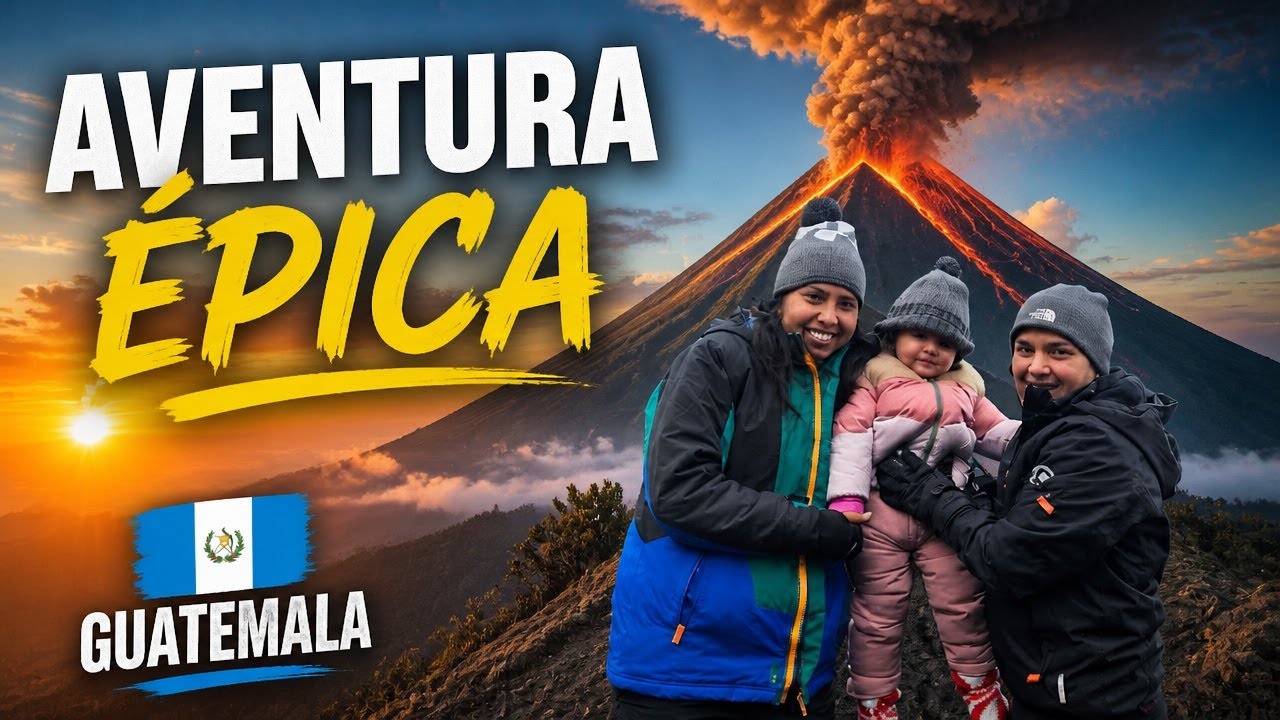 ✨️⛰️La aventura más épica en Guatemala: Subimos el Volcán Acatenango con nuestra bebé de 1 año 🇬🇹