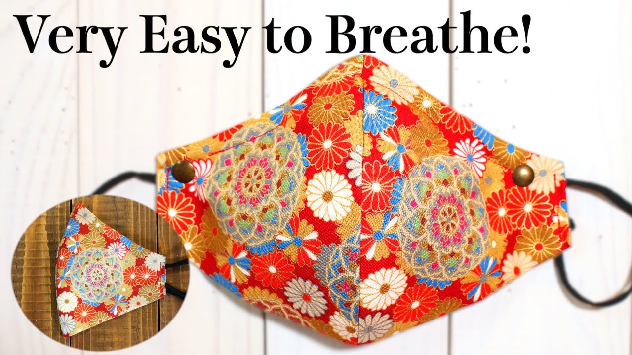 New style mask - Very easy to breathe｜The mask does not touch nose & mouth @DIY Trefa