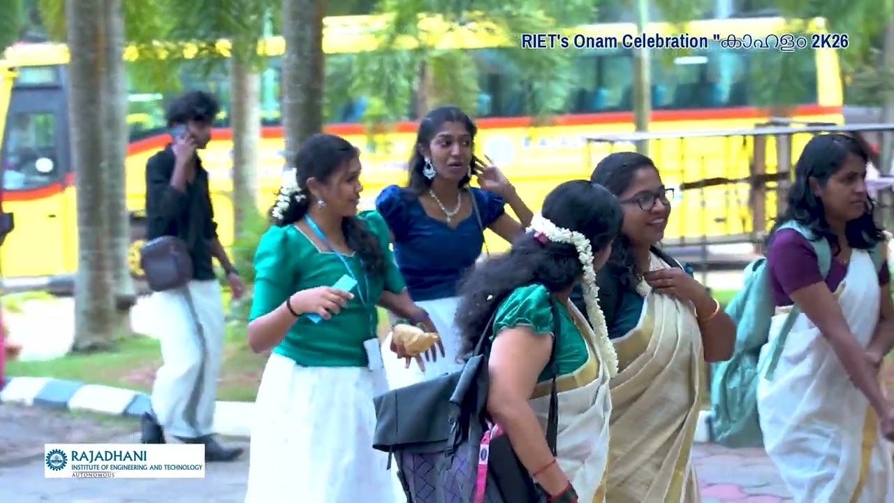 RIET in a Festive Mode, Keeping the traditions alive.Glimpses of RIET's Onam celebration 