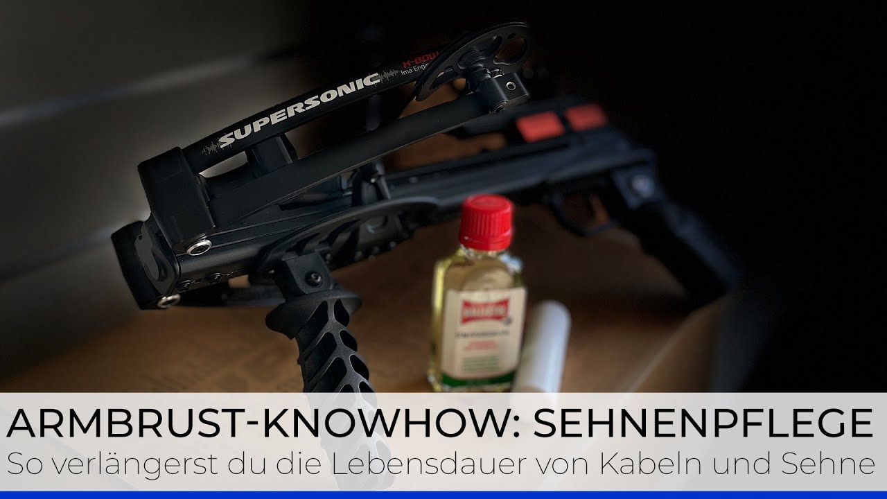 How to: Armbrust - Pflege & Wartung von Sehnen und Kabel: Anleitung für versch. Pflegemittel