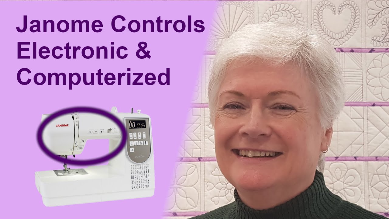 Janome DC6050 Controls